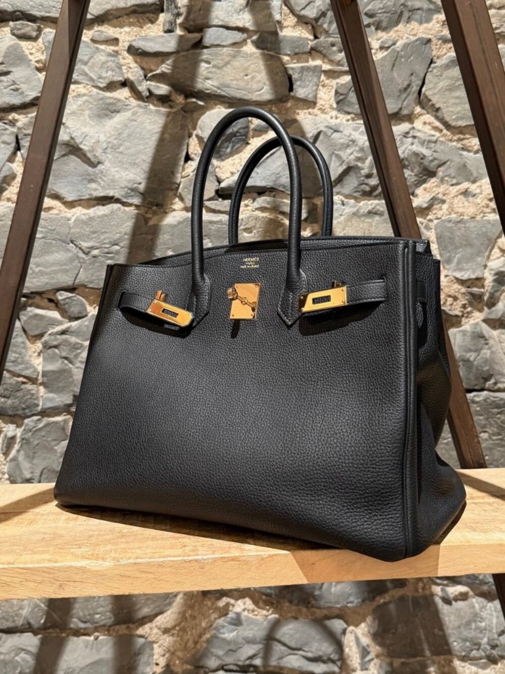 Hermès 2018 Black Togo Birkin 35 Bag - Picture 3 of 16